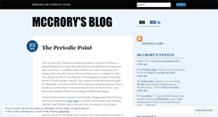 Desktop Screenshot of blog.mccrory.me